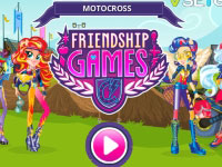 Игра Дружба это чудо Мотокросс девушки Эквестрии Игра Дружба это чудо Мотокросс девушки Эквестрии